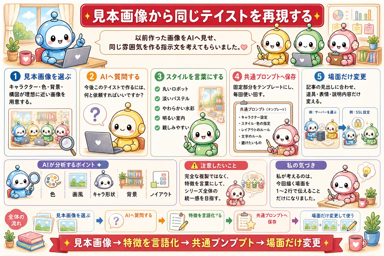 ブログ画像をAIで作る方法の図解 2