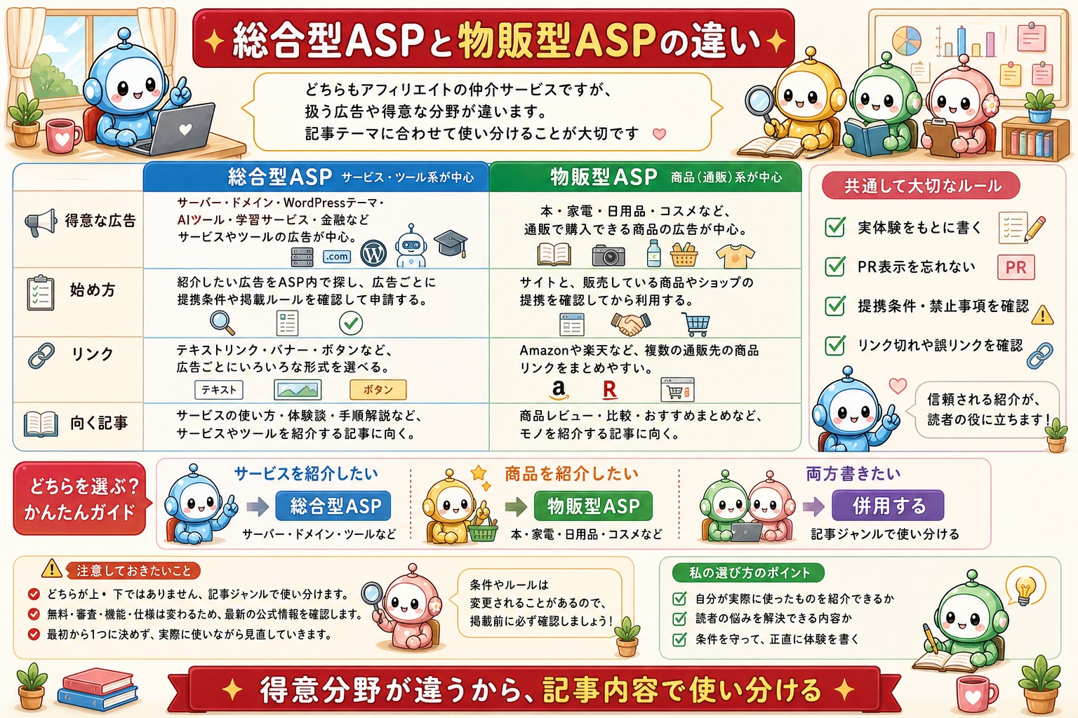 ASPの違いと使い分けをまとめた図解 4