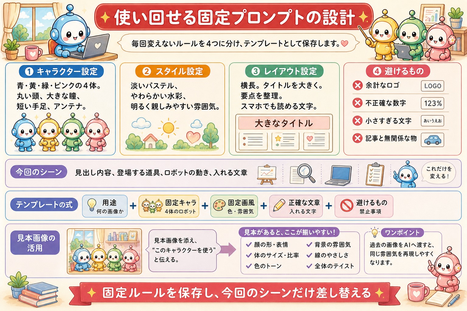 アイキャッチ画像を統一して作る方法の図解 3