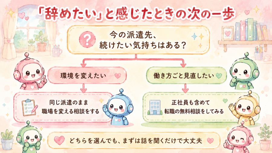 「辞めたい」と感じたときの次の一歩