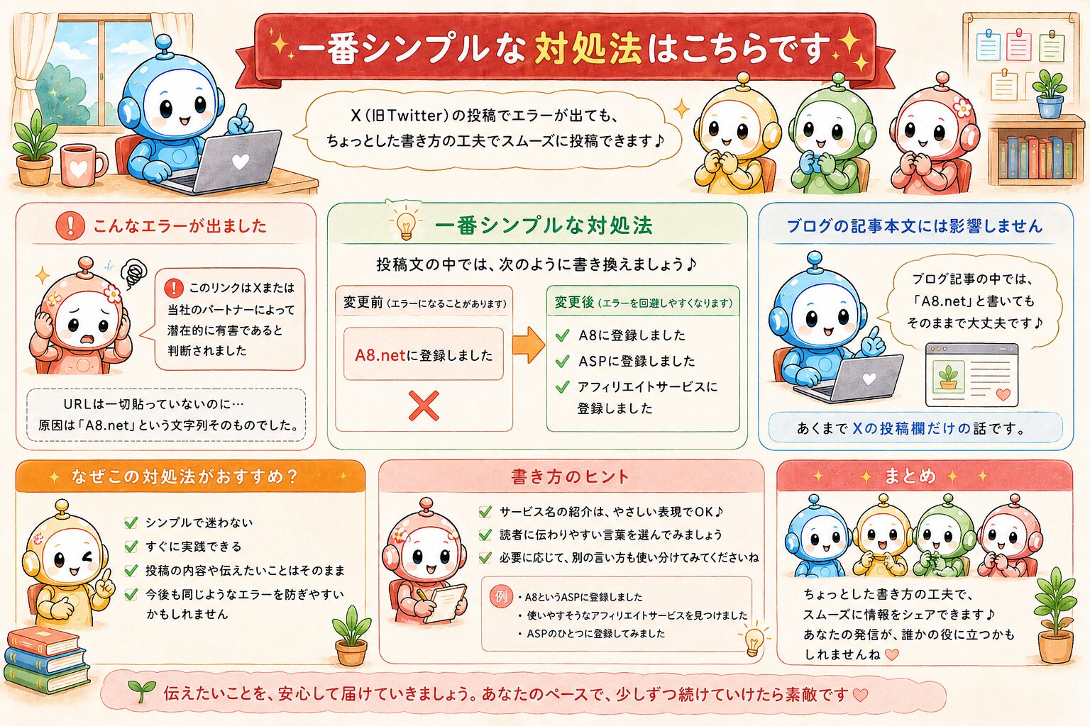 回避策:表記を変える方法の図解