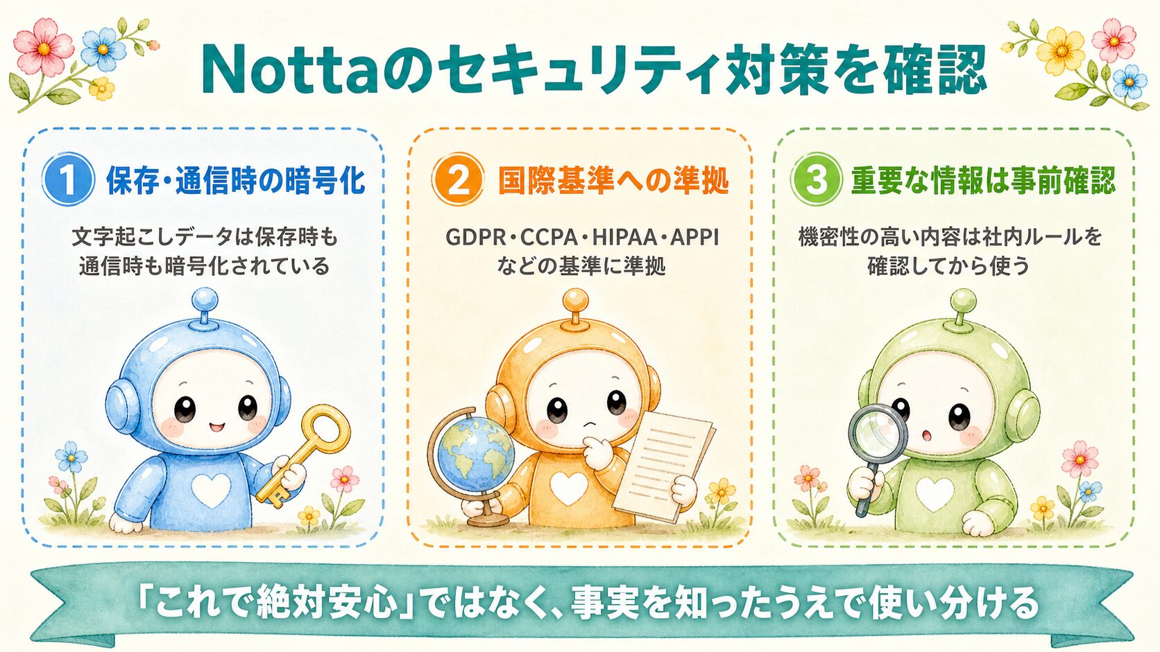 Nottaのセキュリティ対策の図解