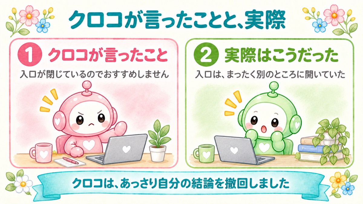 AIが言ったことと実際はこうだったを左右比較した図解