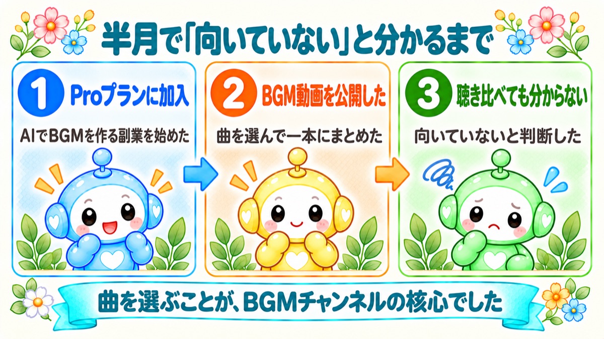 半月で「向いていない」と分かりました